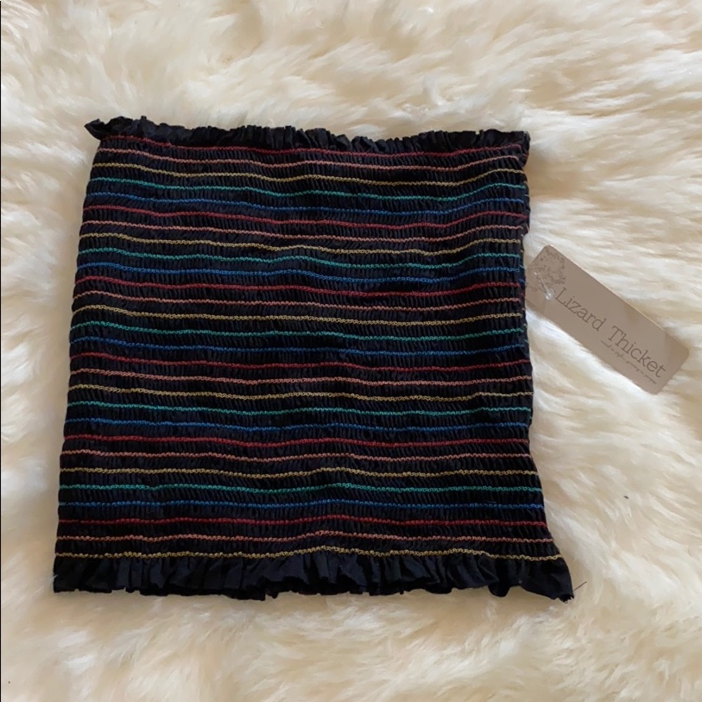 Rainbow tube top from Lizard Thicket! NWT 🌈